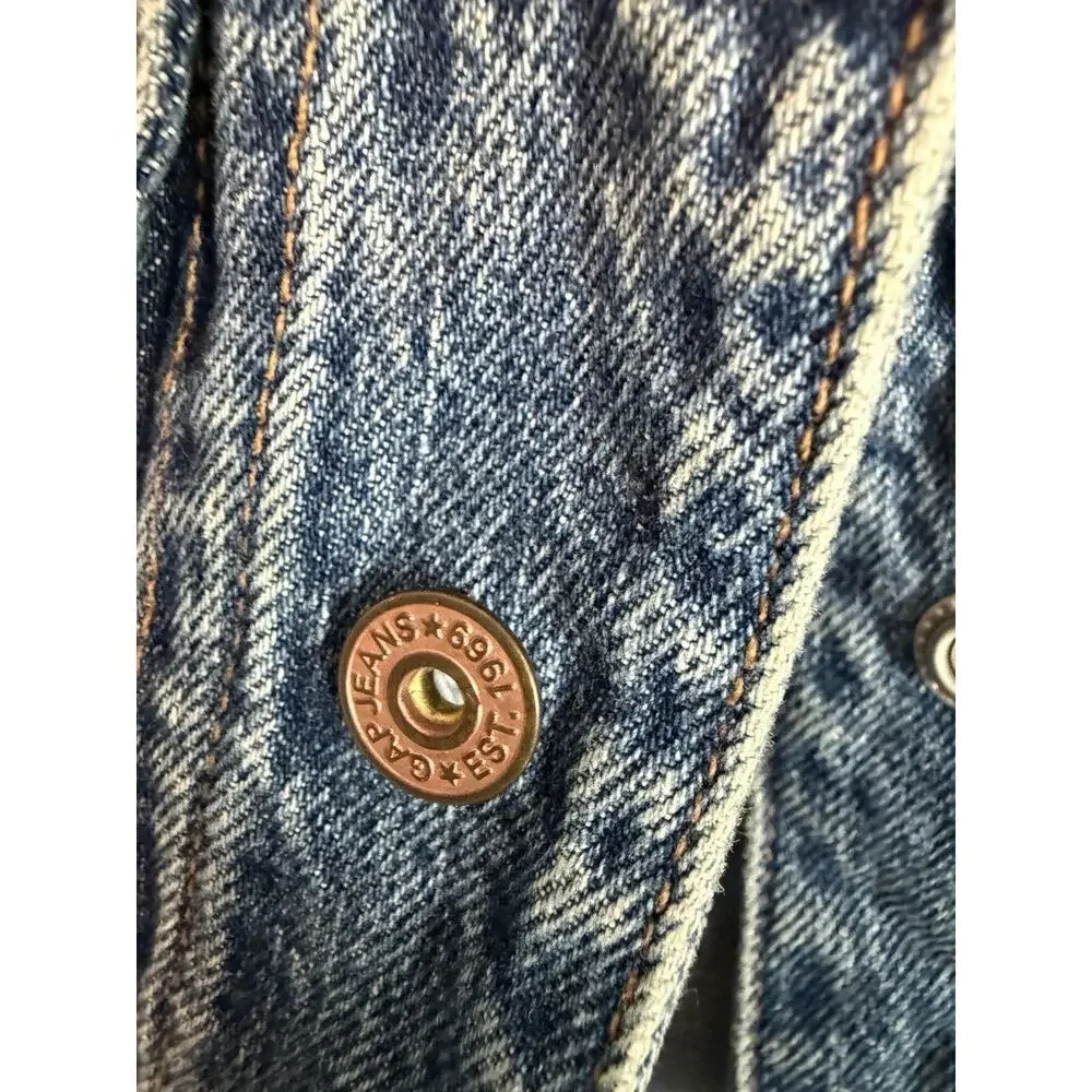 Gap Kids Y2K 2001 Denim Jacket Kids Sz XS (4) EUC